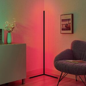 Lindby Jemma LED stojací lampa minimalistická RGB