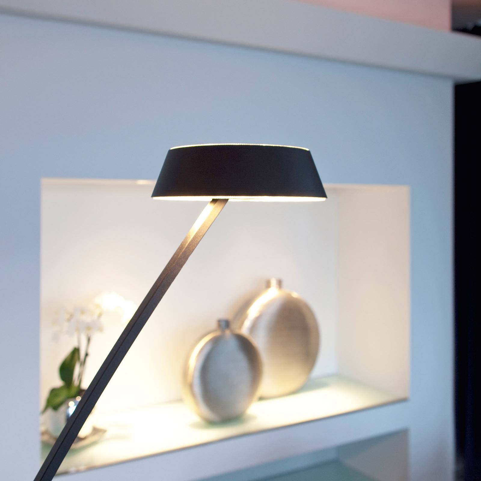 OLIGO Glance LED stojací lampa oblouk